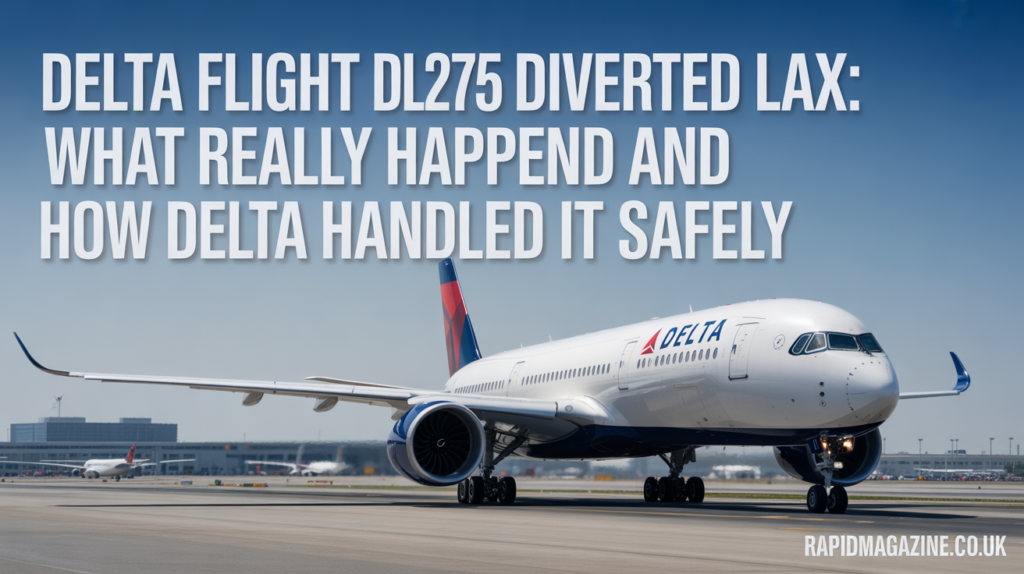 delta flight dl275 diverted lax