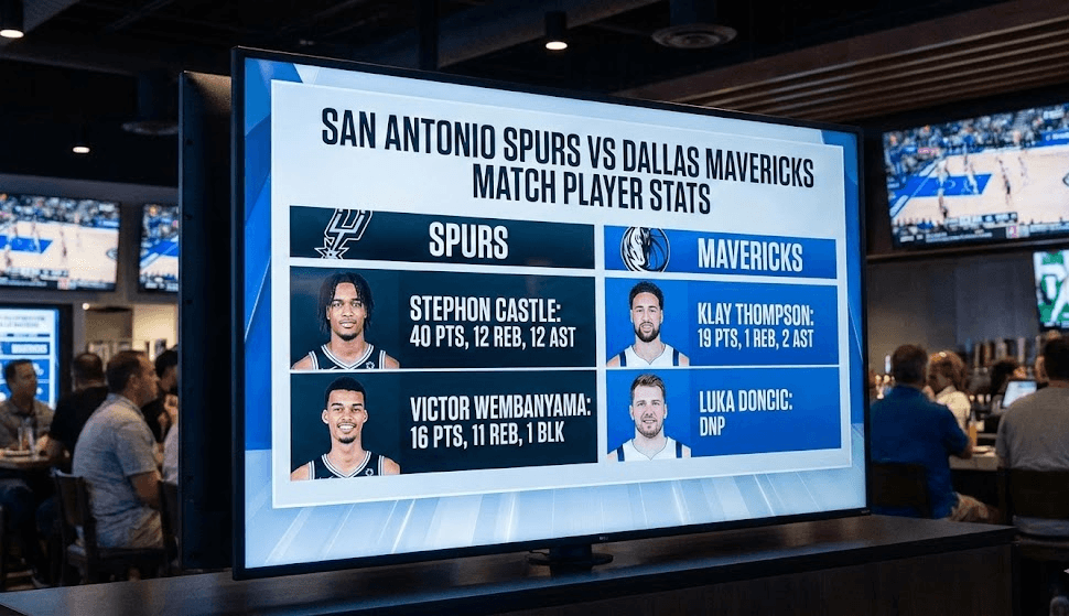 San Antonio Spurs vs Dallas Mavericks Match Player Stats: A Texas Showdown