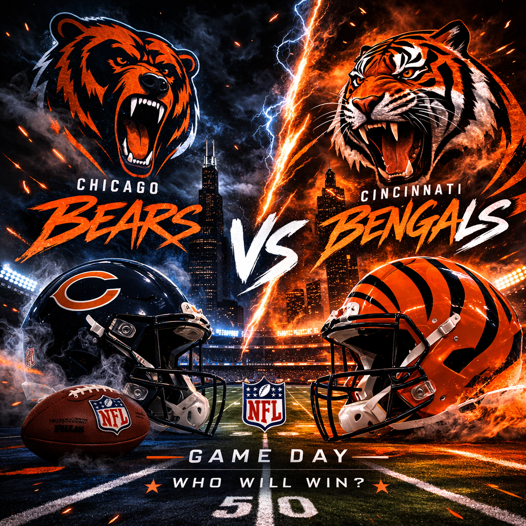 Chicago Bears vs Bengals Match Player Stats