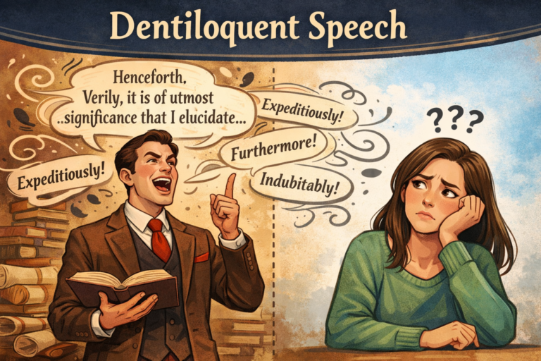 Dentiloquent Meaning, Examples, and Simple Usage Guide